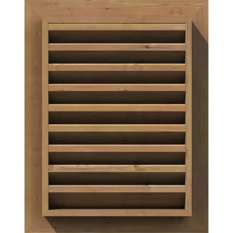 PCI Enterprises Cedar Vertical Gable Vent Louver Wayfair